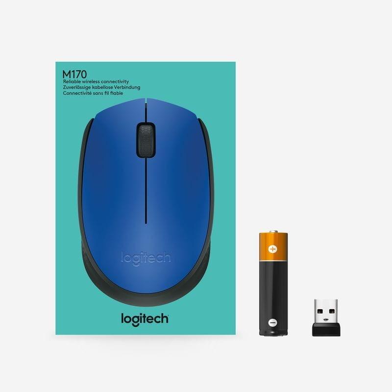 Caja de Logitech M171 Azul - Ratón  inalámbrico - 1000 DPI
