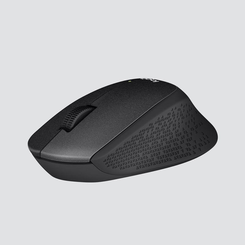 Lateral de Logitech M330 Silent Plus Negro - Ratón inalámbrico - 1000 DPI