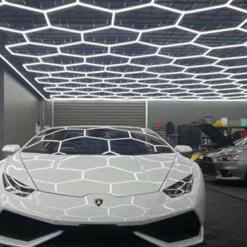 Rayon de Lumière hexagonale LED SS-HX-C202  Blanche - Plafonnier