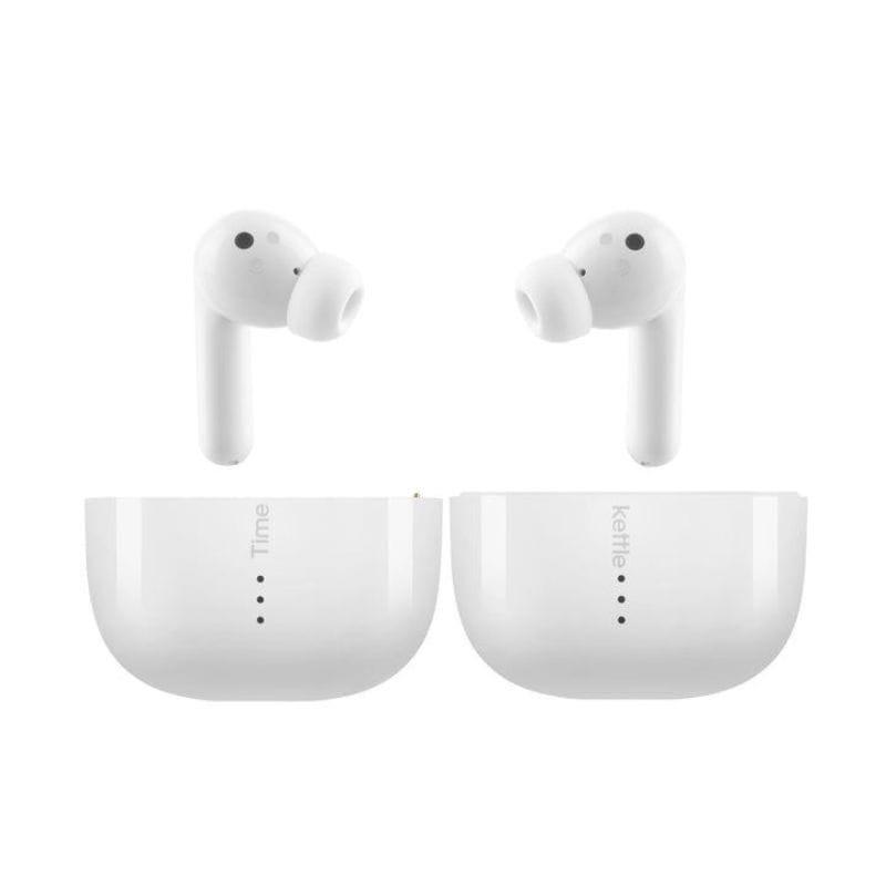 Timekettle M3 Translator White - Imagem de auscultador Bluetooth com estojo de carregamento