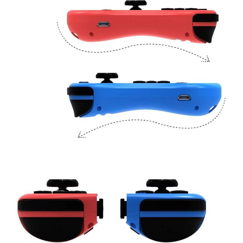 Frontal de Mando Ergonómico Joy-Con Set Izq/Dcha Nintendo Switch Compatible Azul Rojo