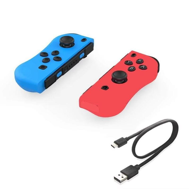 Cable de Mando Ergonómico Joy-Con Set Izq/Dcha Nintendo Switch Compatible Azul Rojo