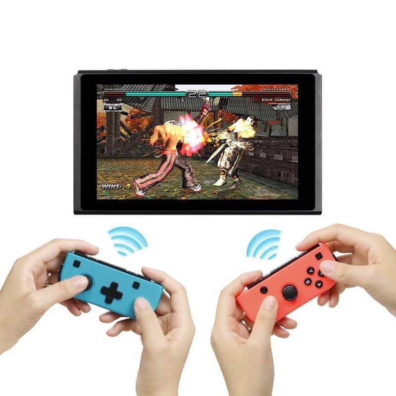 Controles de Mando Ergonómico Joy-Con Set Izq/Dcha Nintendo Switch Compatible Azul Rojo