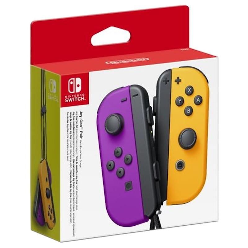 Conjunto de comando Joy-Con esquerdo/direito Nintendo Switch Violet Orange Box