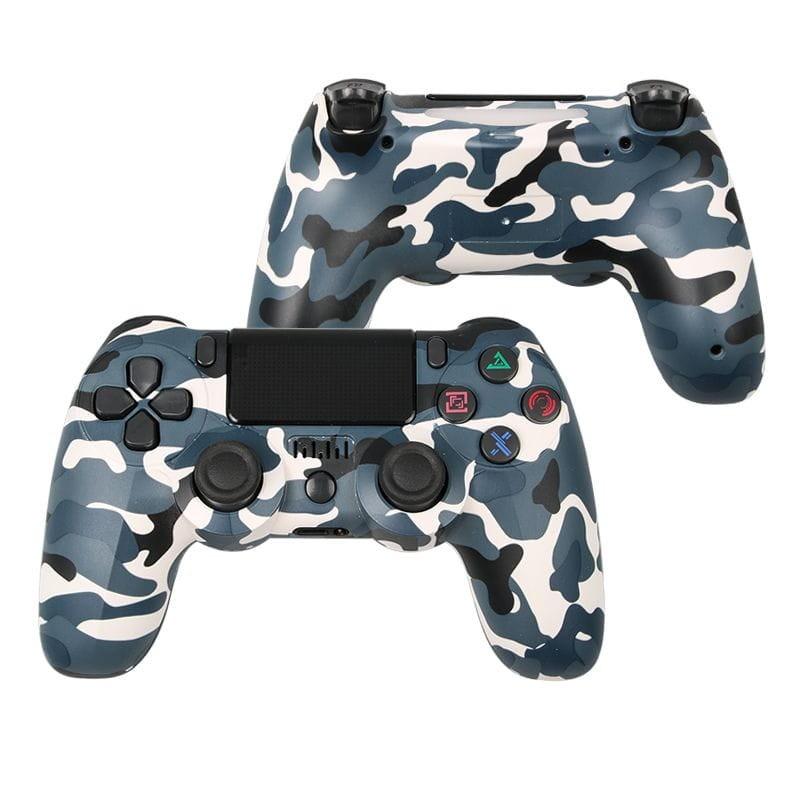 Traseira de Controlador PS4 Powergaming V2 Azul Camuflagem