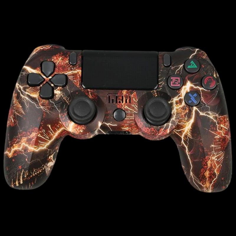 Manette PS4 Powergaming V2 Fire Ghost