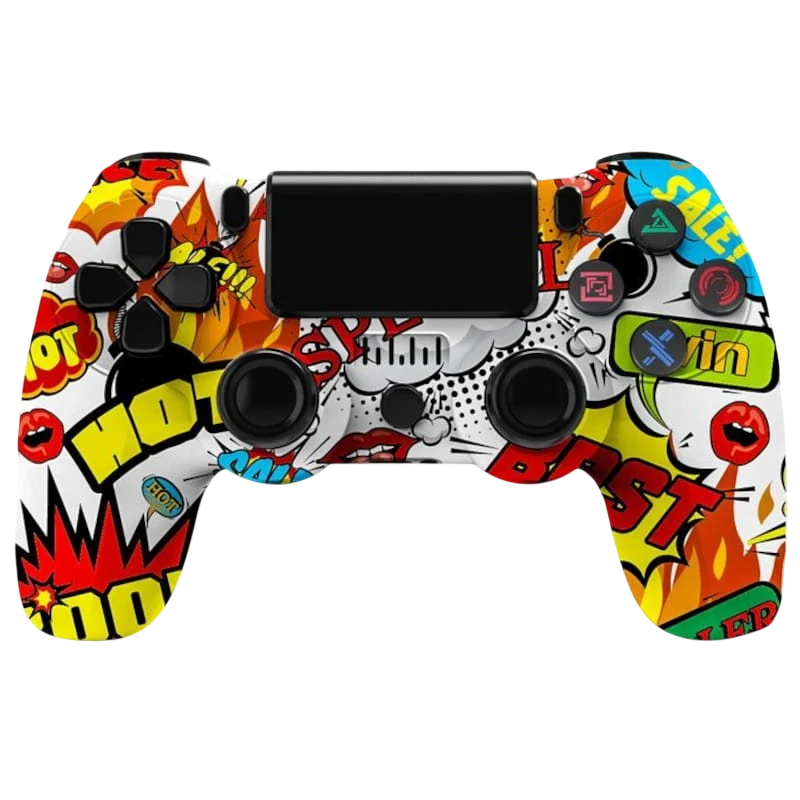 Manette PS4 Powergaming V2 Flames