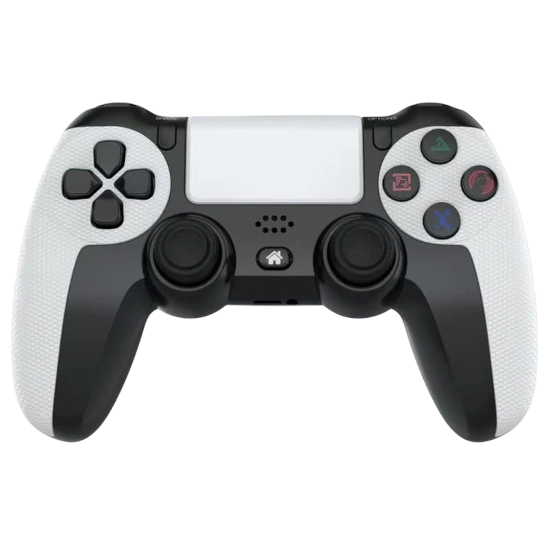 Mando PS5 Compatible con Adaptador Blanco y Negro - Gamepad PS5/PC/Android