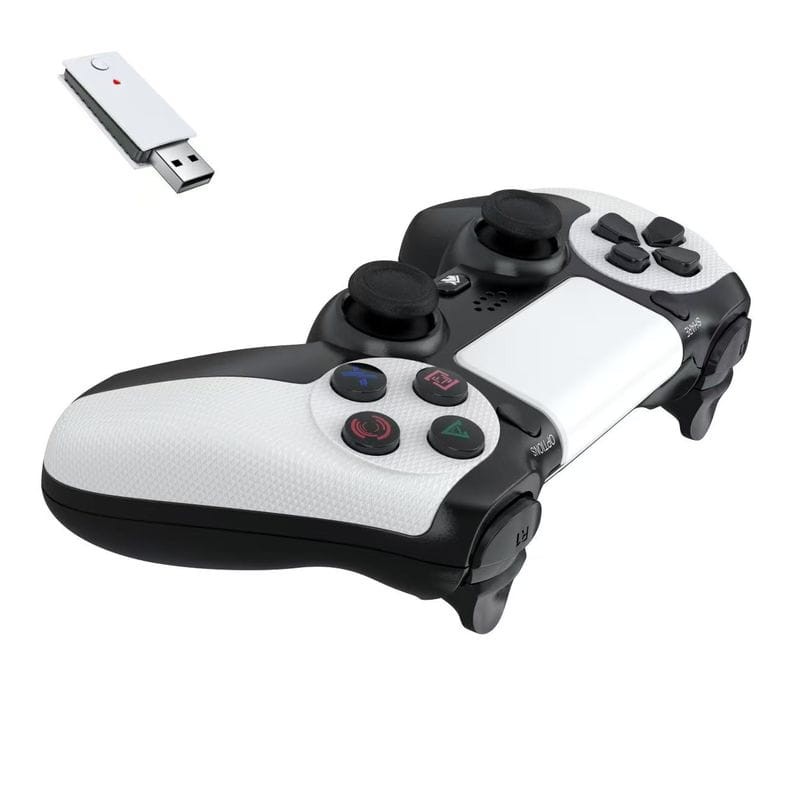 Gatillos de Mando PS5 Compatible con Adaptador Blanco y Negro - Gamepad PS5/PC/Android