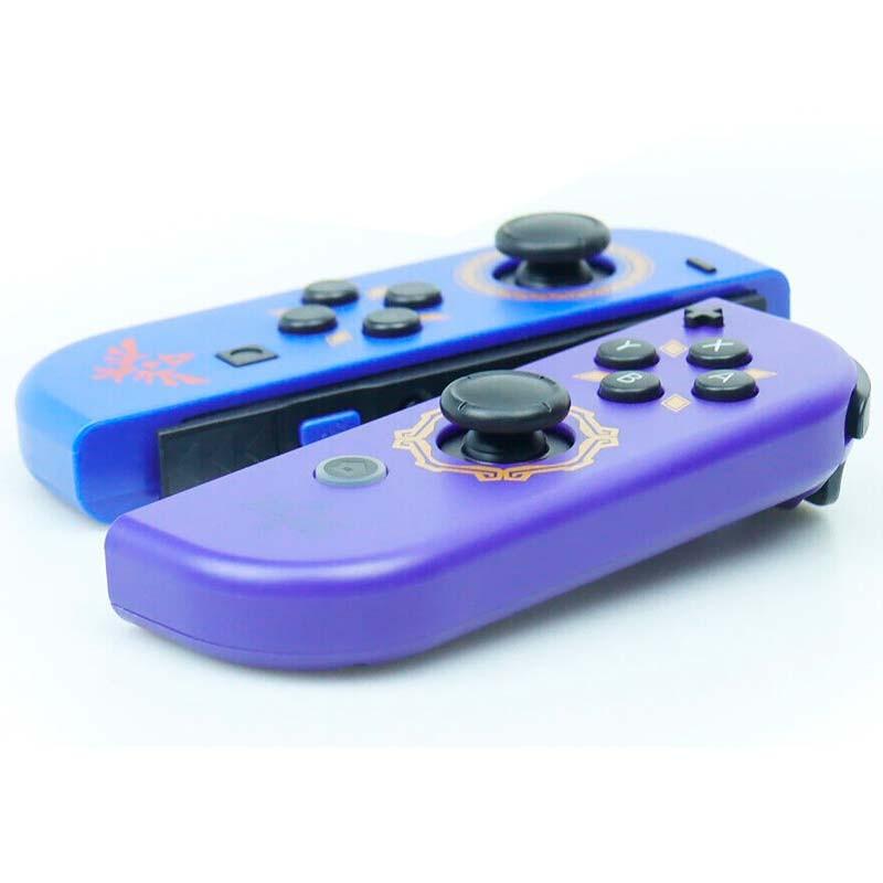 Vue latérale du jeu de manettes Joy-Con I+D Sword design compatible avec Nintendo Switch