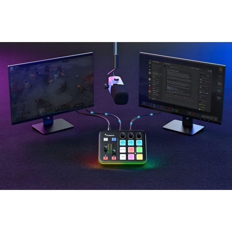 Maono G1 Neo Negro con conexión Loopback y Direct Monitor