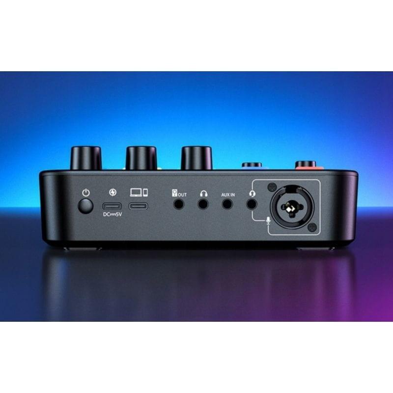 Conexiones y puertos del Maono G1 Neo Negro