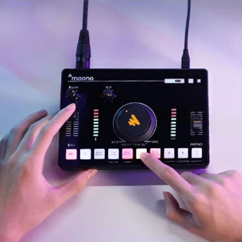 Botones de Maono AMC2 Neo Negro - Mezclador de sonido