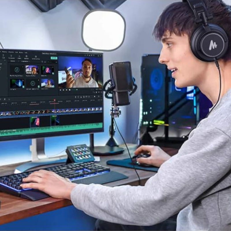 Música Maono AMC2 Neo Negro - Mezclador de sonido