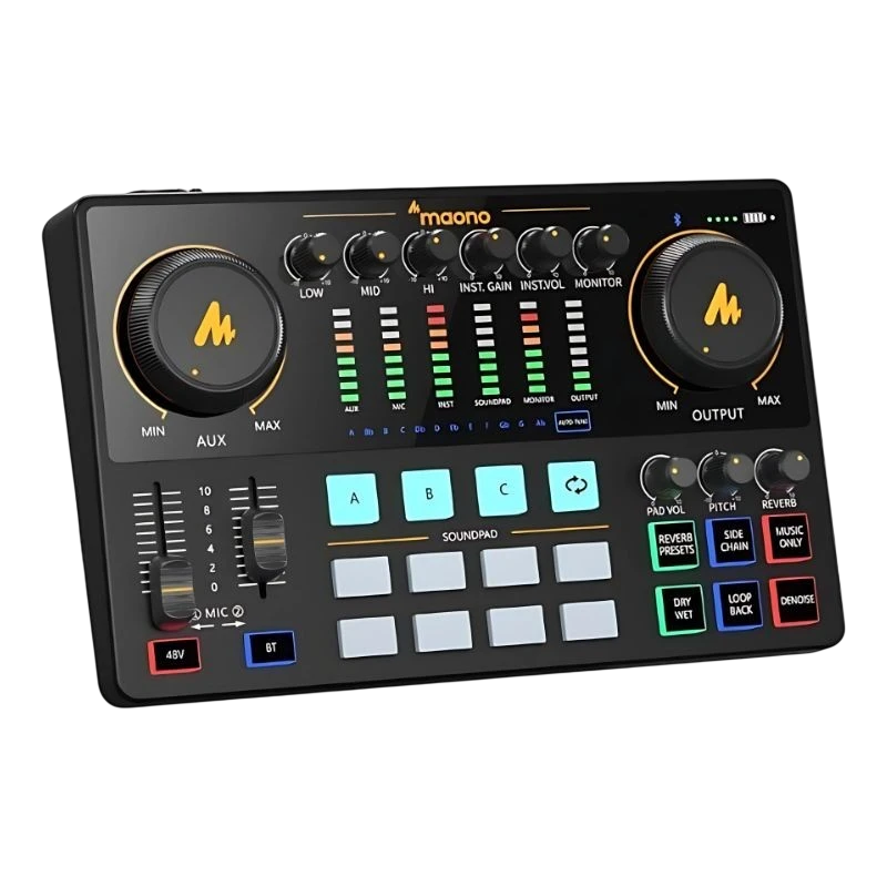 Tarjeta de sonido Maono AME2 Negro