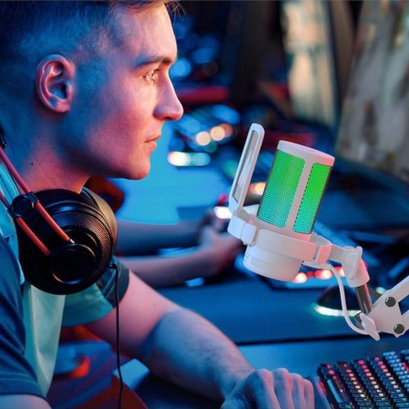 Gran calidad de Maono DGM20 RGB Blanco - Micrófono USB para Grabación y Transmisión en PC