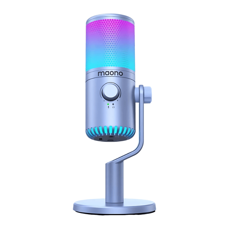 Perfil del Micrófono Maono DM30RGB Púrpura