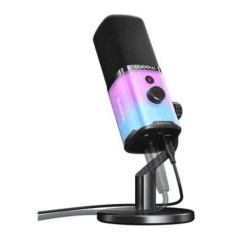 Perspectiva del Micrófono Maono PD100X