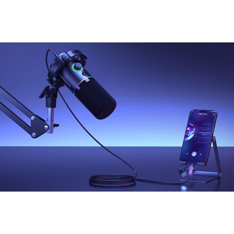 Microphone Maono PD200XS Noir avec plage de fréquence 40Hz-16KHz