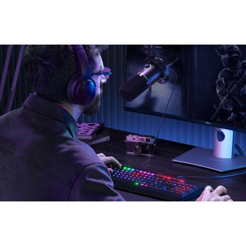 Microphone Maono PD200XS Noir avec connectivité USB et XLR