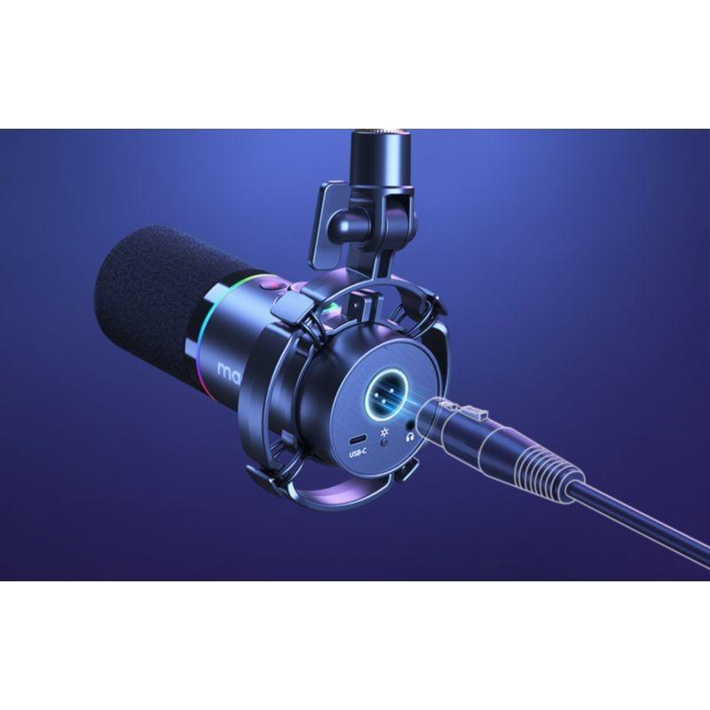 Microphone Maono PD200XS Noir avec logiciel dédié de Maono