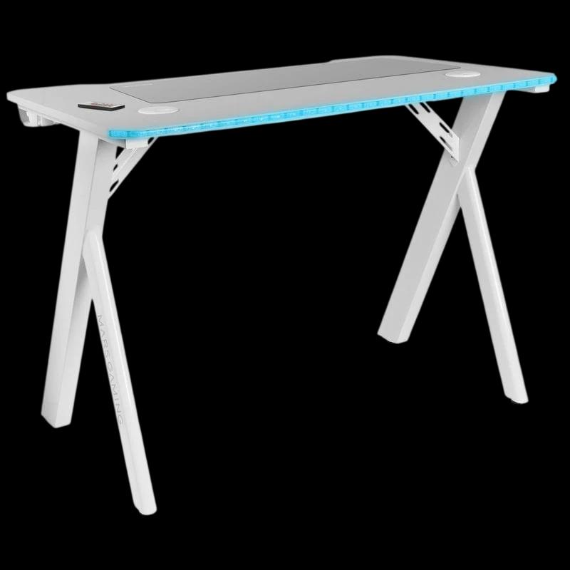 Mesa Gaming Mars Gaming MGD 100 RGB - Blanco