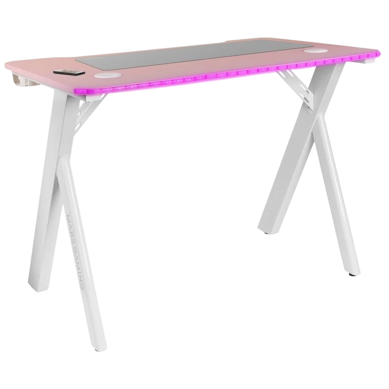 Mesa Gaming Mars Gaming MGD 100 RGB - Rosa