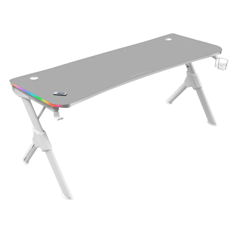 Mars Gaming MGDXLRGBW Blanco - Mesa gaming