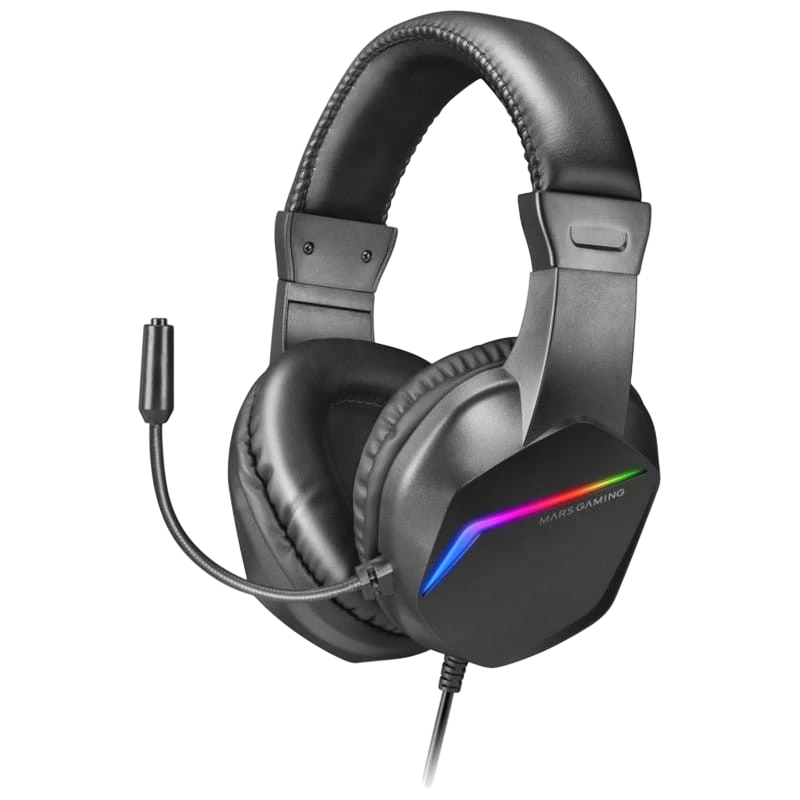 Mars Gaming MH122 FRGB Negro - Auriculares Gaming