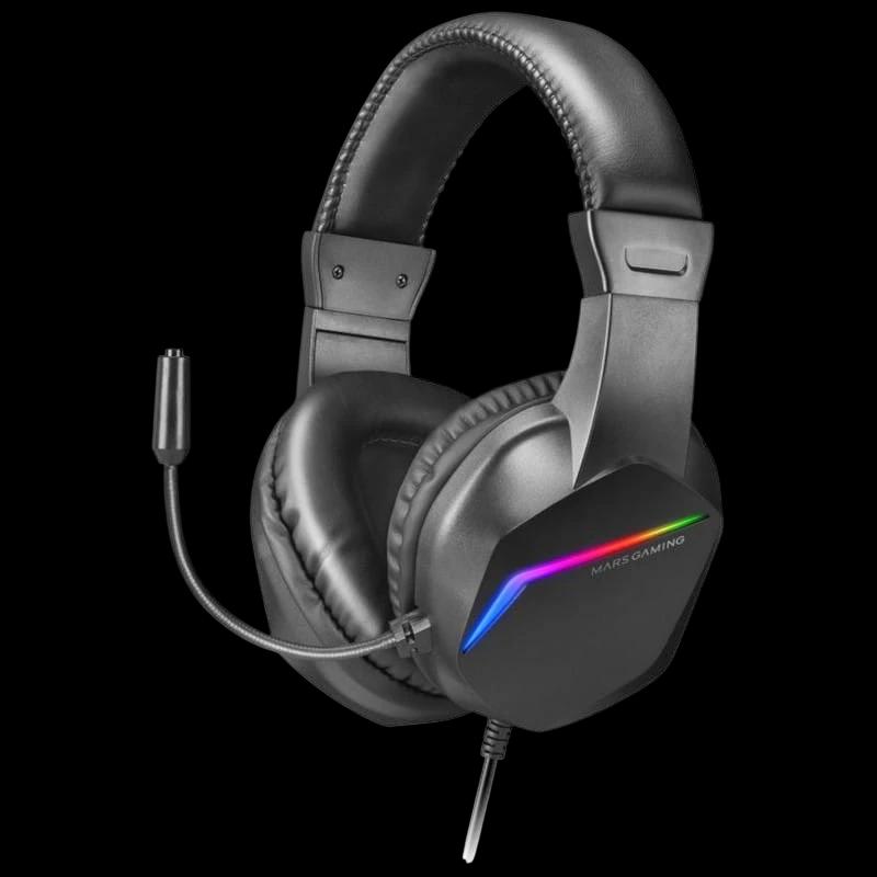 Mars Gaming MH122 FRGB Negro - Auriculares Gaming
