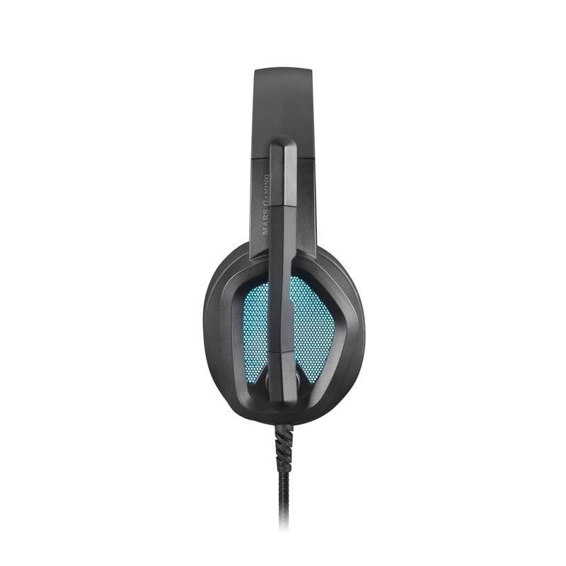 Lateral de Mars Gaming MH320 RGB Negro - Auriculares Gaming