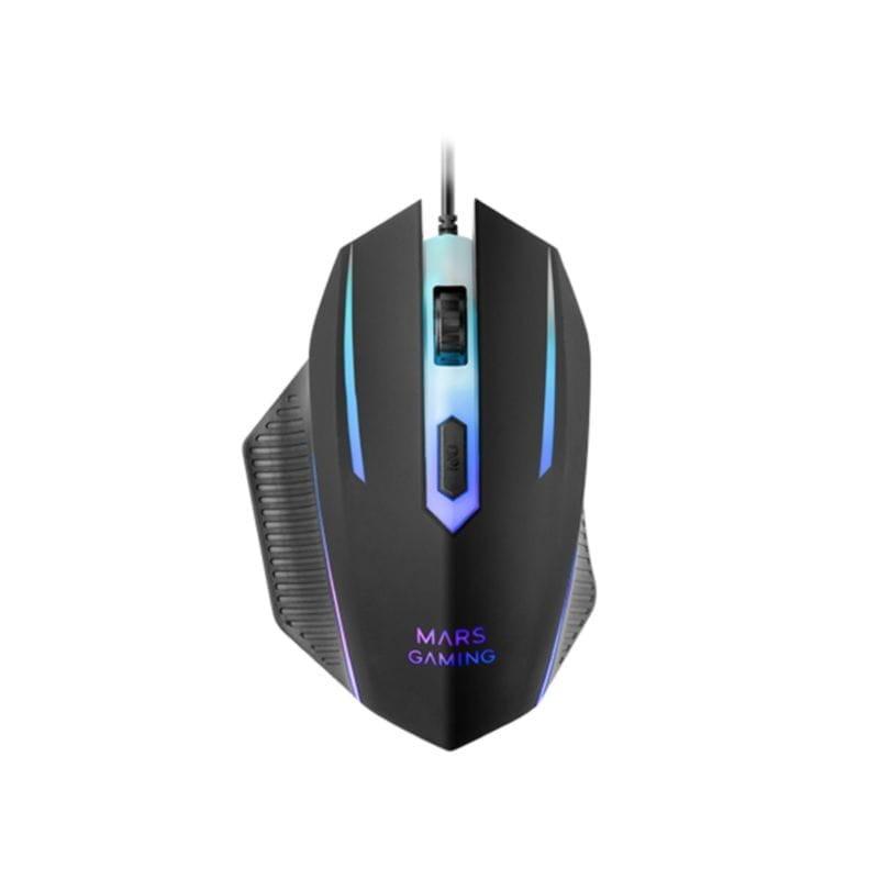 Détail de la souris Mars Gaming MCP124 Noir