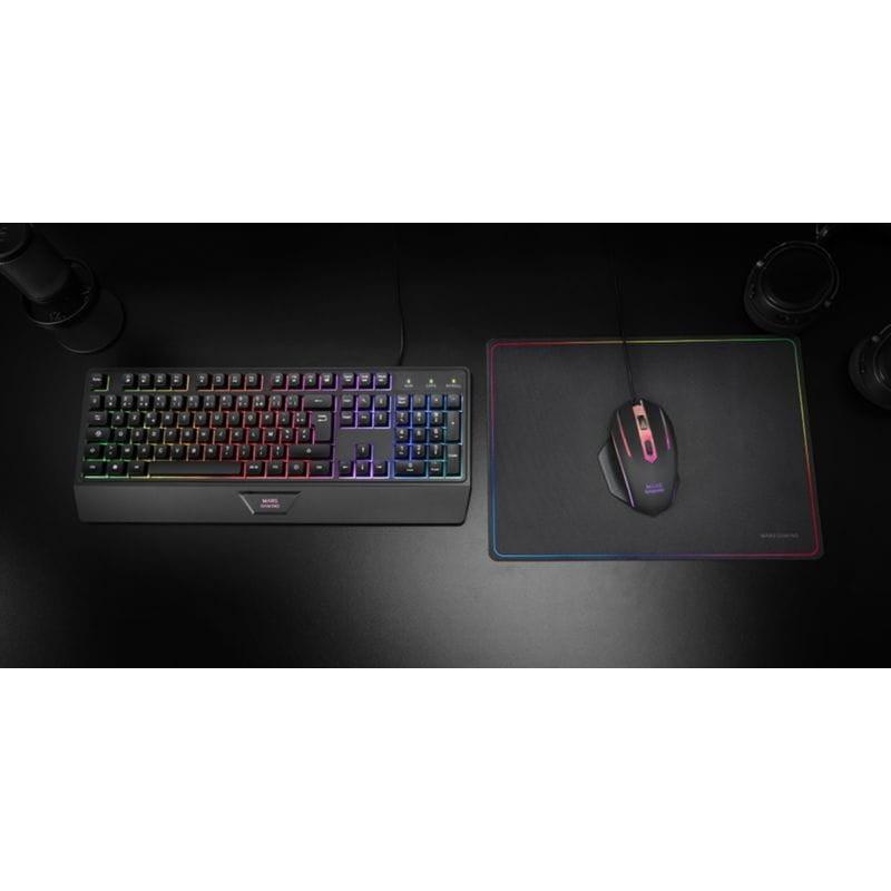 Vue d'ensemble du kit Mars Gaming MCP124 Noir