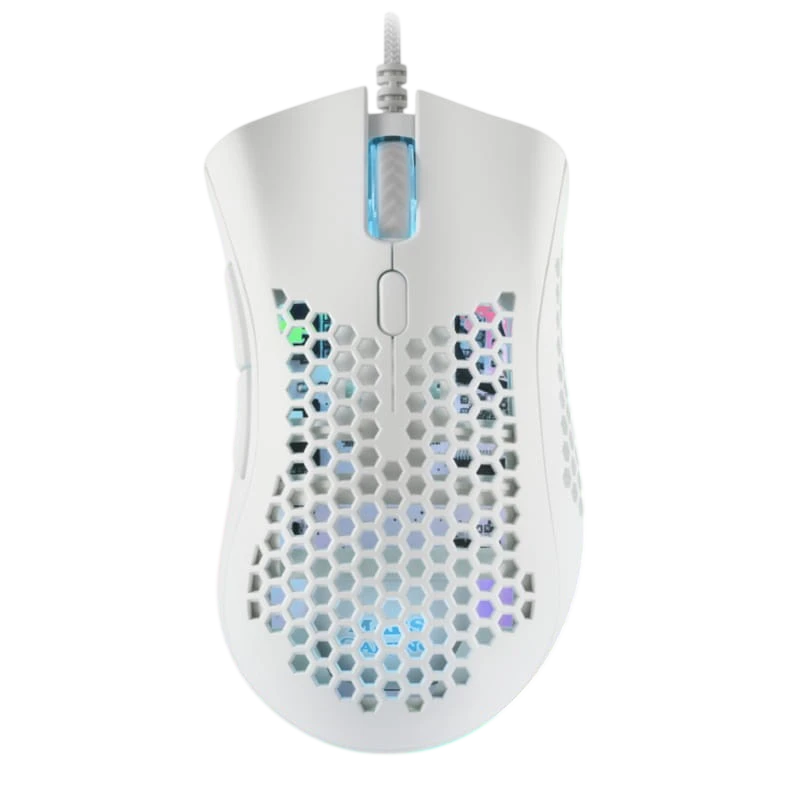Mars Gaming MMEXW USB RGB Branco - Mouse para jogos - 32000 DPI