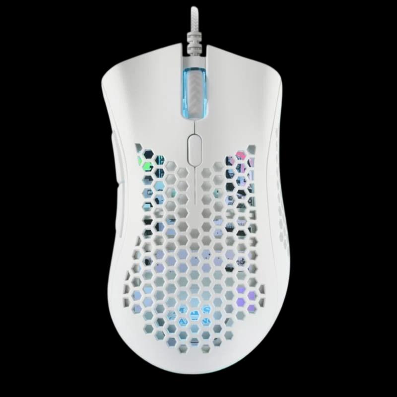 Mars Gaming MMEXW USB RGB Branco - Mouse para jogos - 32000 DPI