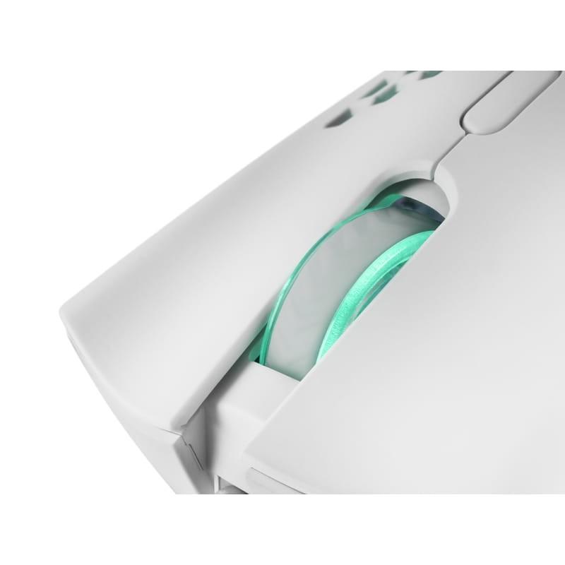 Mars Gaming MMEXW USB RGB Branco - Mouse para jogos - Detalhe da roda do mouse de 32000 DPI