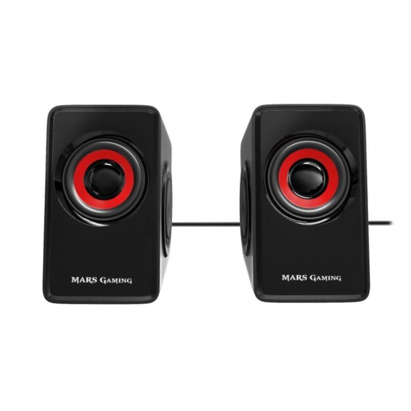 Vista frontal del Altavoz gaming Mars Gaming MS1 Negro