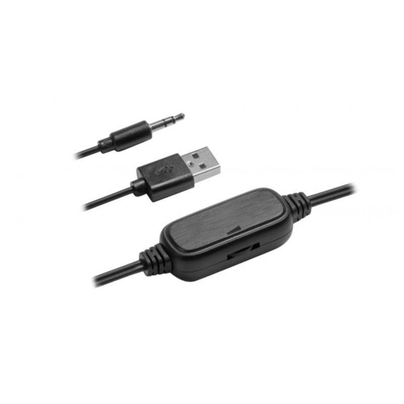 Detalle de las conexiones del Altavoz gaming Mars Gaming MS1 Negro