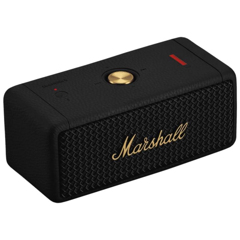 Altavoz Bluetooth Marshall Emberton II Negro vista frontal derecha