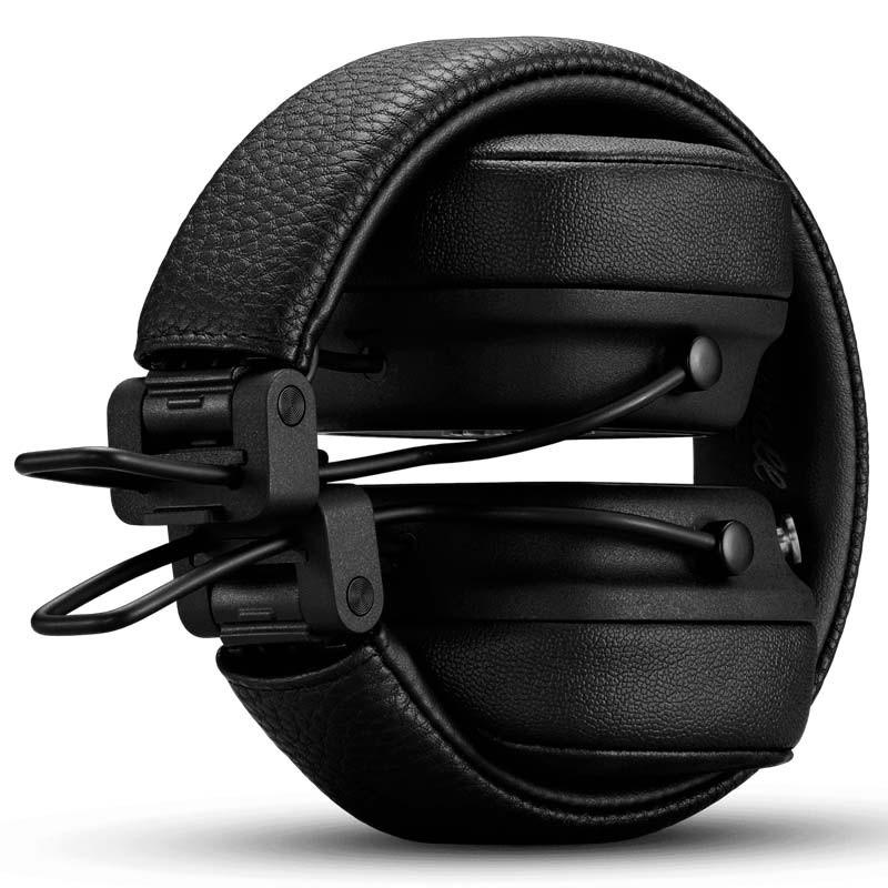 Conception pliable du casque Marshall Major IV Noir