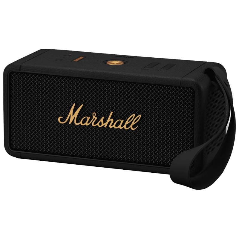 Correa de Marshall Middleton Black And Brass Negro - Altavoz Bluetooth