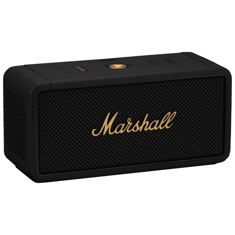 Adaptable Marshall Middleton Black And Brass Negro - Altavoz Bluetooth