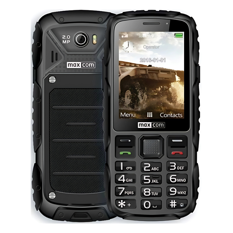 Vue multiple du Téléphone renforcé MaxCom MM920 Noir