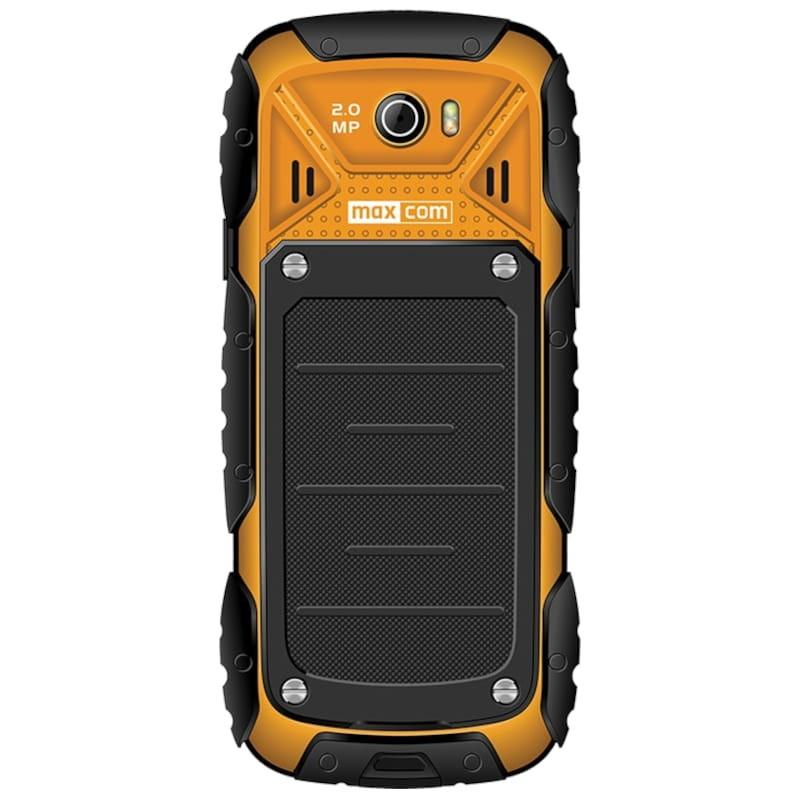 MaxCom MM920 Jaune robuste - Téléphone de base vue arrière