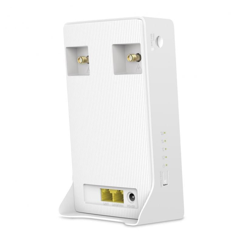 Mercusys MB110-4G Wi-Fi 300 Mbps 4G LTE Plug & Play Branco - Router sem fios Imagem traseira
