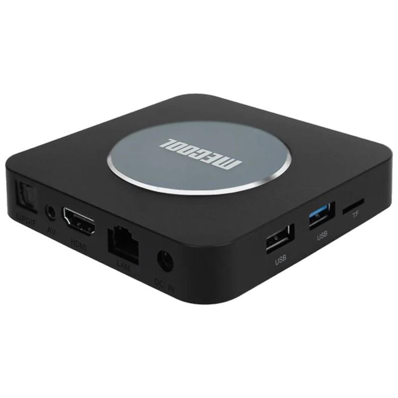 Mecool KM2 Plus S905X4-B 2GB/16GB Certificado Netflix 4K e Google Android 11 - Android TV - Lado