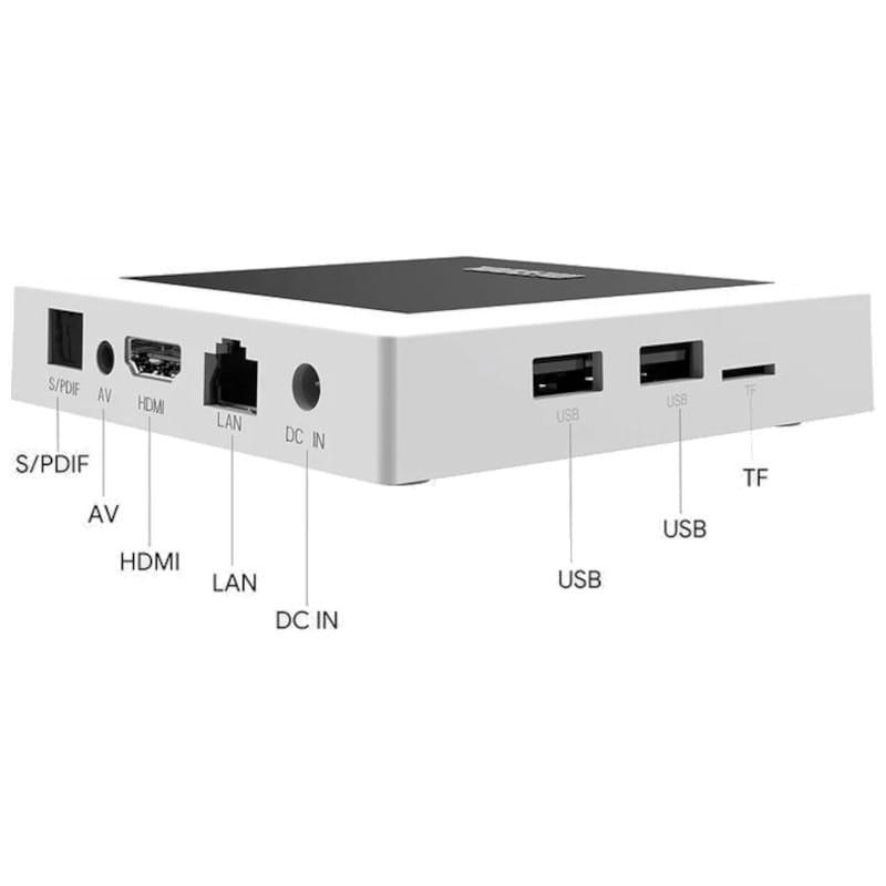Mecool KM7 Plus S905Y4 2GB/16GB Certificado Netflix 4K Google TV Android 11 - Android TV - Puertos