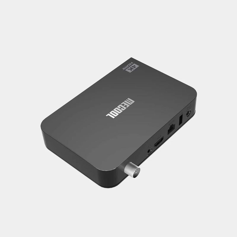 Frontal de Mecool KT2 S905Y4 2GB/32GB TDT Certificado Netflix Android TV Negro - Android TV