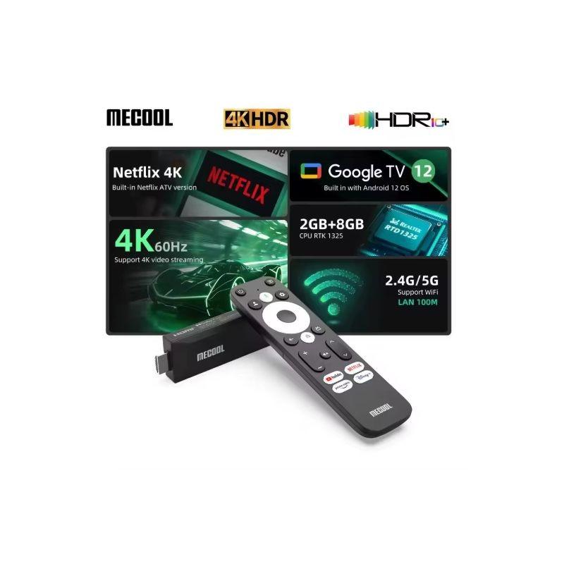 4K de MECOOL MEgo1 Realtek RTD1325 2 GB/8 GB Google TV - Android TV Stick