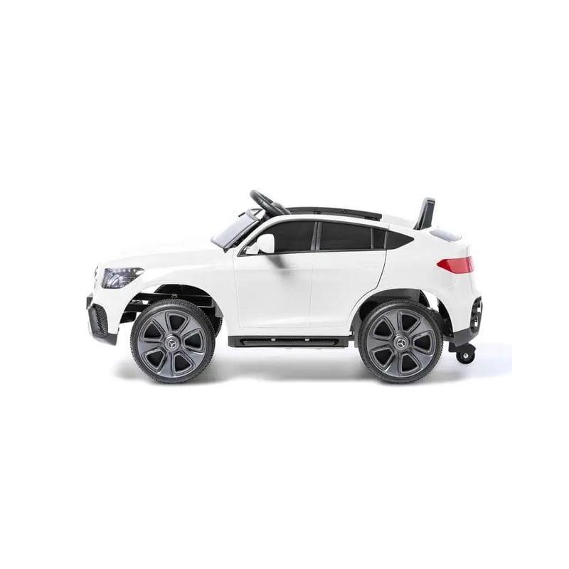 Lado de Mercedes GLC Coupé Edition Branco - Carro Elétrico para Crianças